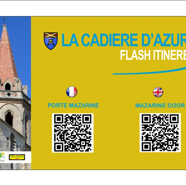Plaque avec QR-Codes