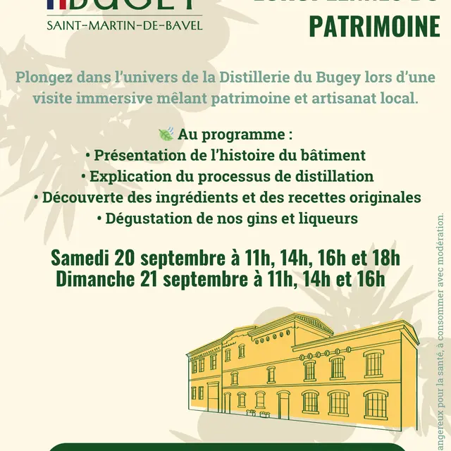 Visite guidée de la Distillerie du Bugey