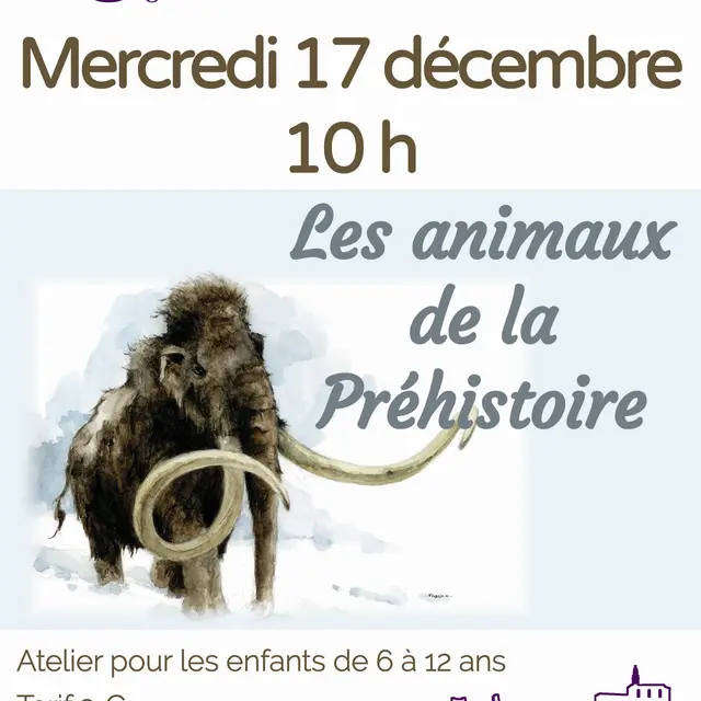 Atelier « Les animaux de la Préhistoire »