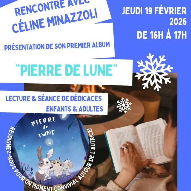 Lecture et Dédicace du livre Pierre de Lune_Auron