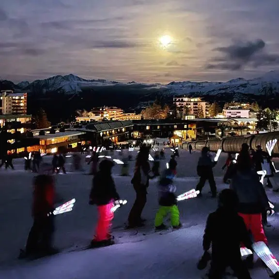 Descente aux lampions de l'ESF