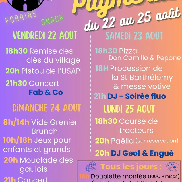 Fête votive_Puyméras