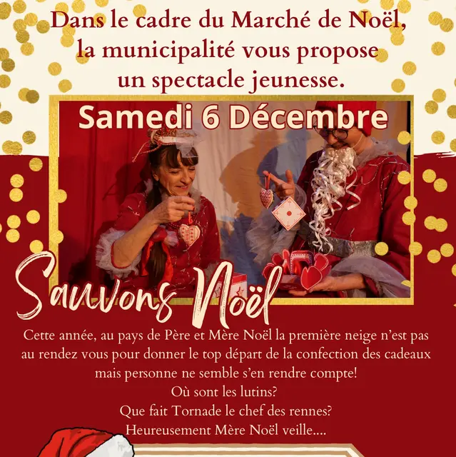 Spectacle jeunesse : Sauvons Noël_Loriol-du-Comtat