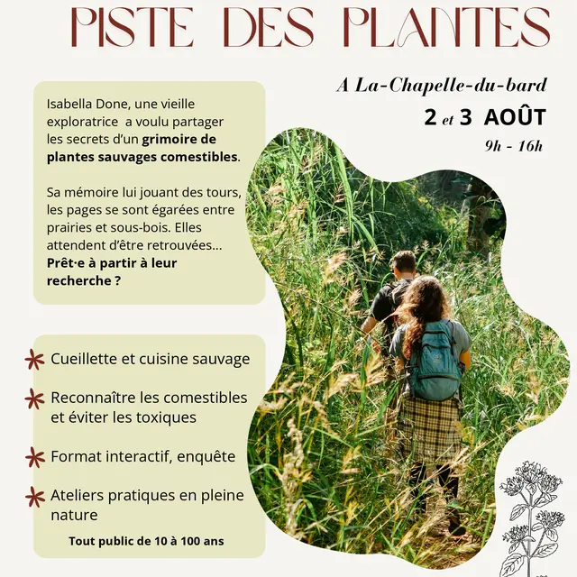 sur la piste des plantes - stage immersif_La Chapelle-du-Bard