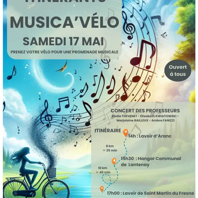 MUSICAVÉLO : des scènes ouvertes itinérantes à vélo ! _Oyonnax