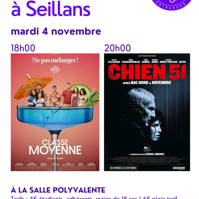 Cinéma au village de Seillans - 2 séances_Seillans