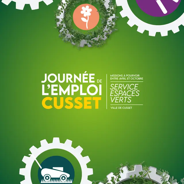 Journée de l'emploi • Emplois saisonniers - Espaces verts_Cusset