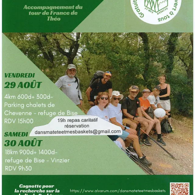 Randonnée pédestre pour la lutte contre la maladie de Parkinson_La Chapelle-d'Abondance