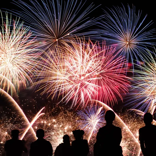 feu d'artifice