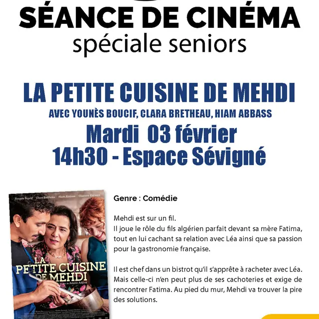 Ciné Seniors - La petite cuisine de Mehdi_Lambesc
