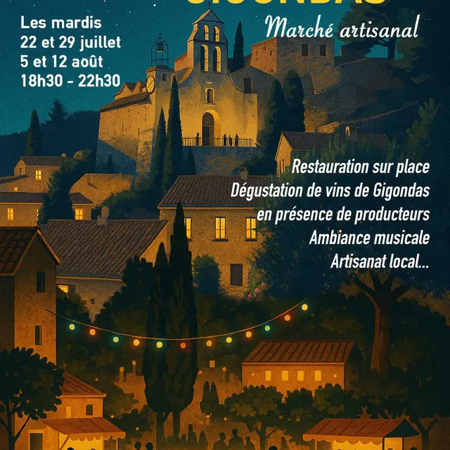 Les Nocturnes de Gigondas - Marché d'artisanat_Gigondas