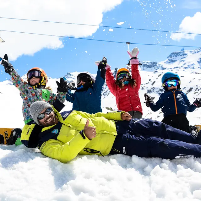 Équipe prosneige école de ski Val d'Isère