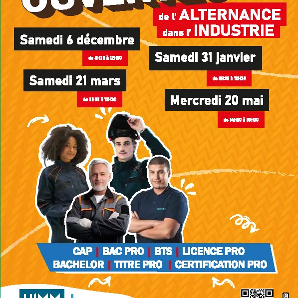 affiche portes ouvertes AFPMA