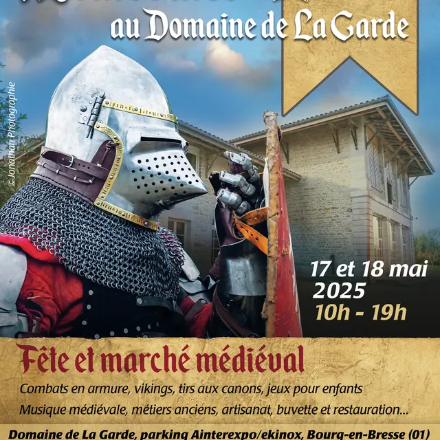Affiche Médiévales de Bresse 2025