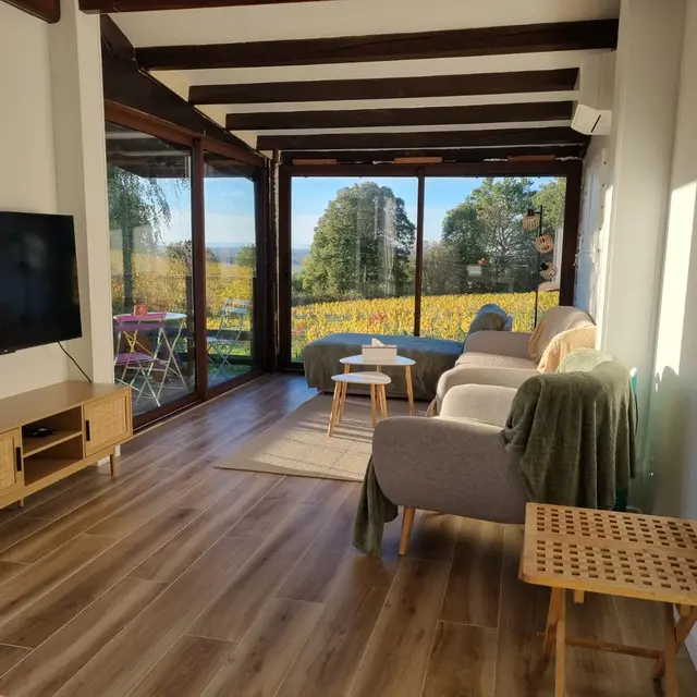 Coin salon détente avec vue