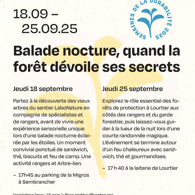Balade nocture, quand la forêt dévoile ses secrets_Val de Bagnes