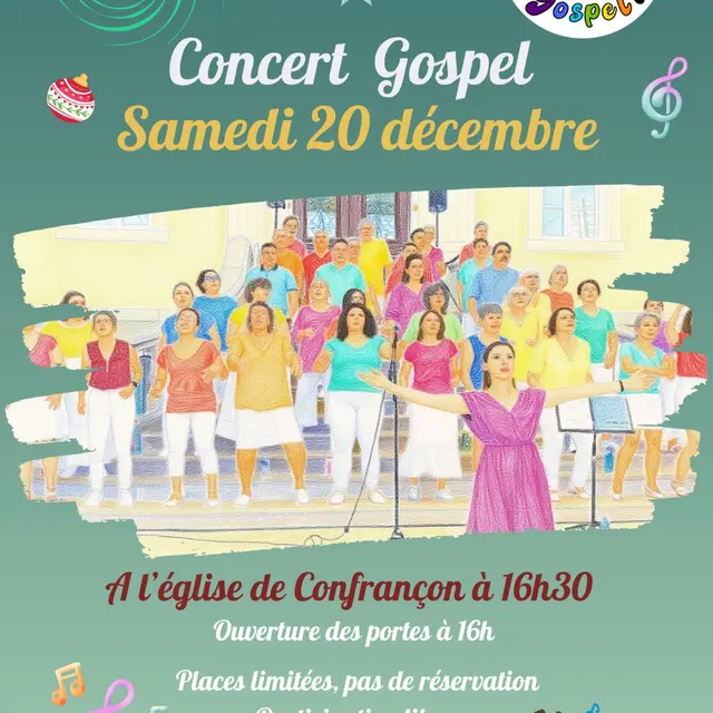 Affiche_Concert Gospel_Confrançon