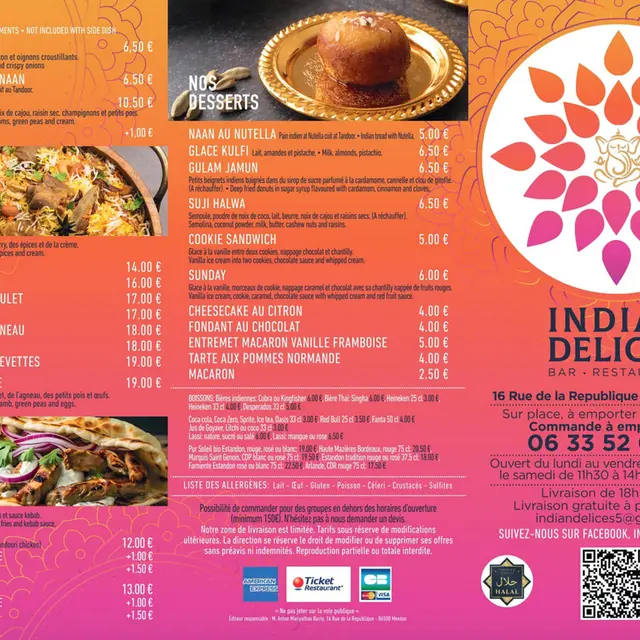 Restaurant Indian Délices_Menton