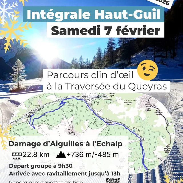 Les intégrales de l'espace nordique du Queyras - Le Haut Guil_Abriès-Ristolas