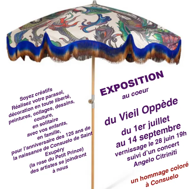 Sieste et Parasols - Exposition_Oppède