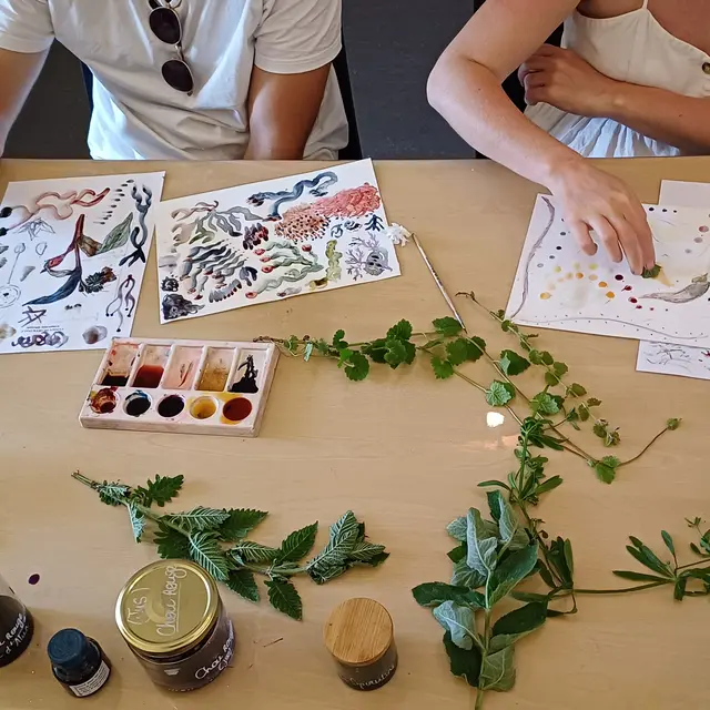 Atelier au musée de Vizille - Du végétal à la couleur