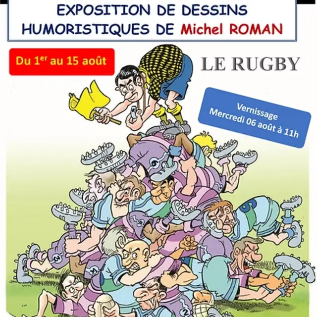 EVE_Exposition de dessins humoristiques de Michel Roman_Allègre