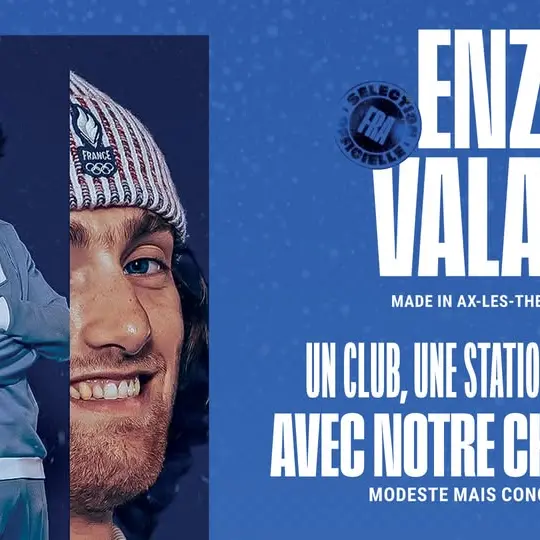 Enzo Valax en Slopestyle aux Jeux Olympiques Hiver 2026... Un club, une station, une ville avec notre champion_Ax-les-Thermes