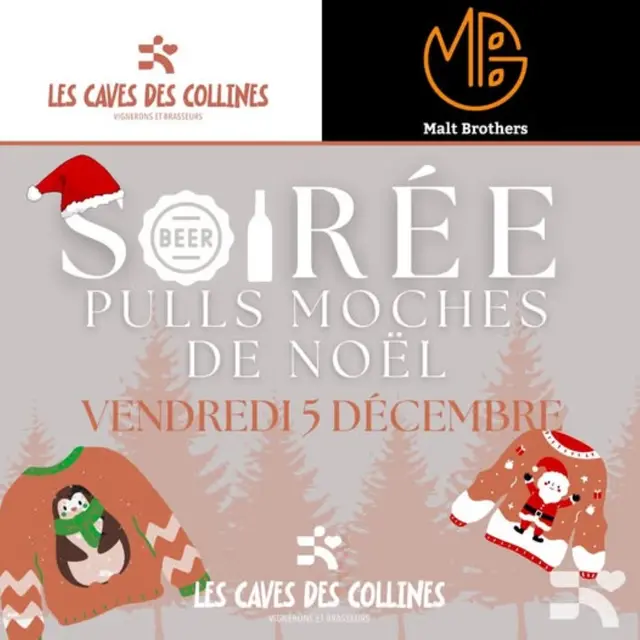 Soirée Pulls Moches de Noël - Les Caves des Collines_Vaison-la-Romaine