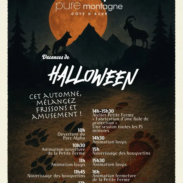 Halloween  au Parc Alpha_Saint-Martin-Vésubie