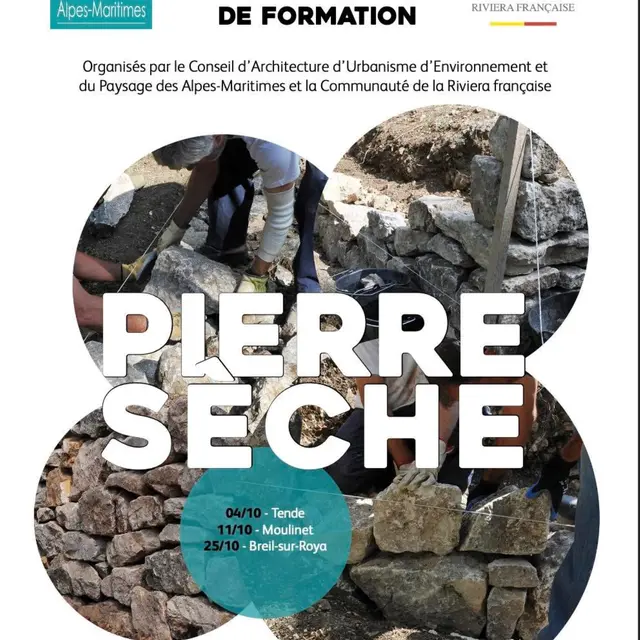Stage de formation mur en pierre sèche_Tende