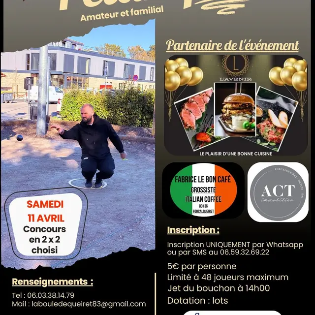 Concours de pétanque_Forcalqueiret
