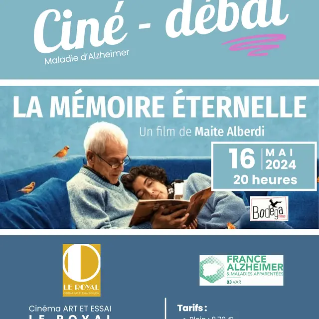 2024 05 16 CULT CINE_Asso France Alzheimer Var_Ciné débat La mémoire éternelle