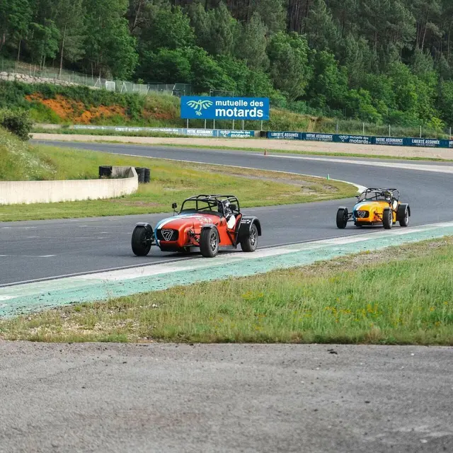 Course de mini moto
