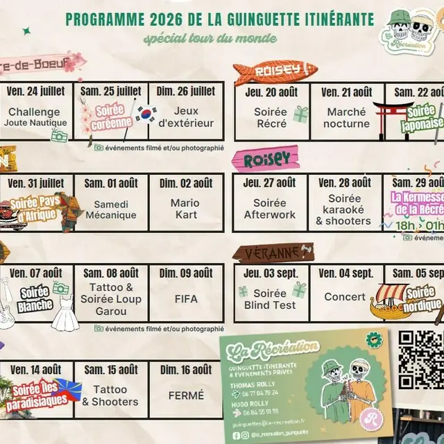 Guinguette itinérante La Récréation_Pélussin
