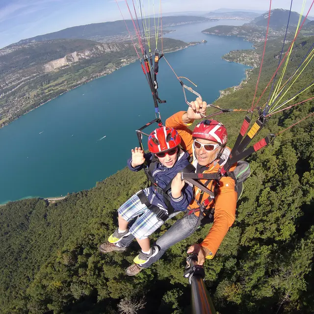 Aeroslide Bout du lac d'Annecy parapente