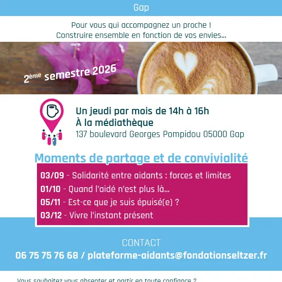 Café des Aidants Gap - automne 2026