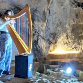 Concert de fin d'année dans la Grotte de Lombrives_Ussat