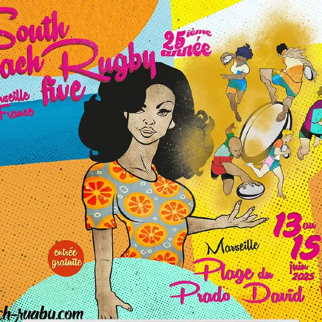 25e édition du South Beach Rugby Five_Marseille