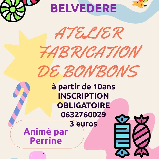 Atelier fabrication de bonbons_Belvédère