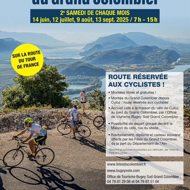 Journée cyclo du Grand Colombier 2025