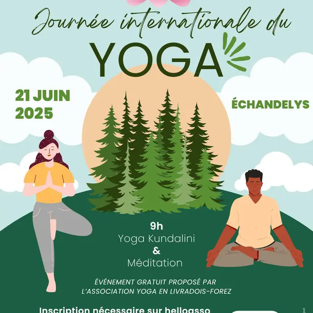 Affiche Journée Internationale du Yoga
