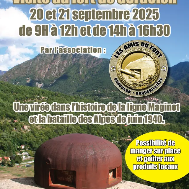Visite Fort de Gordolon_Roquebillière