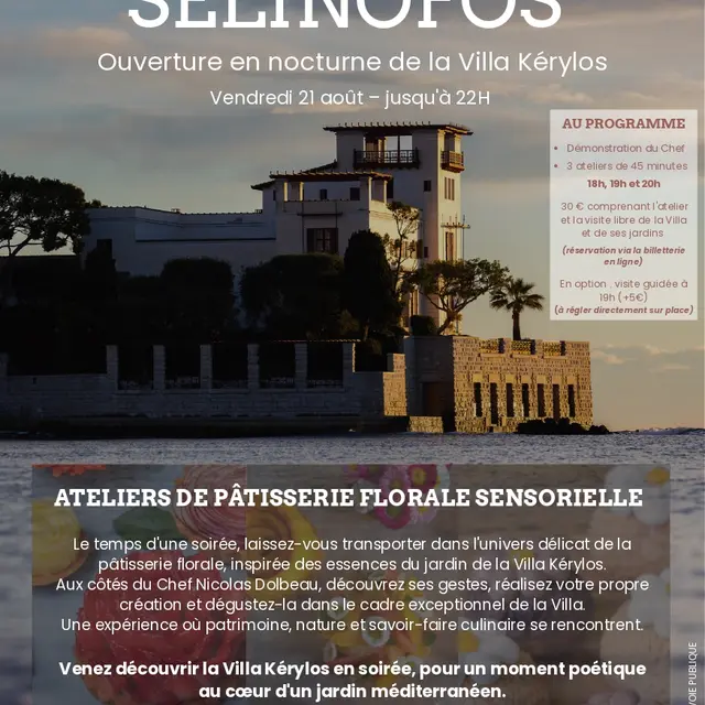 Ouverture en nocturne de la Villa Kérylos_Beaulieu-sur-Mer
