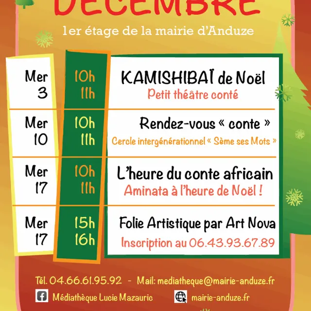 La médiathèque en décembre_Anduze