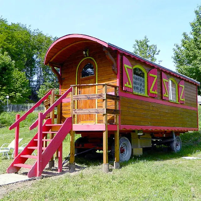 Roulotte vue été