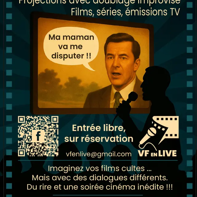 Cinéma : VF en Live, projection avec doublage improvisé_Fillinges