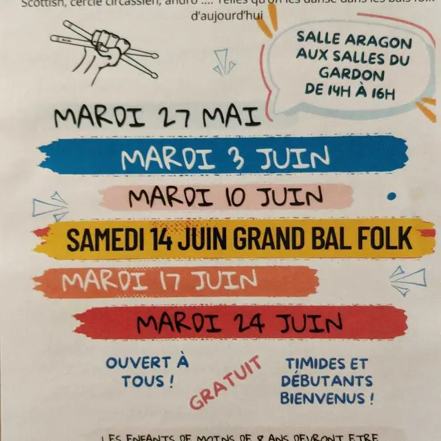 Ateliers découverte danses bal trad'