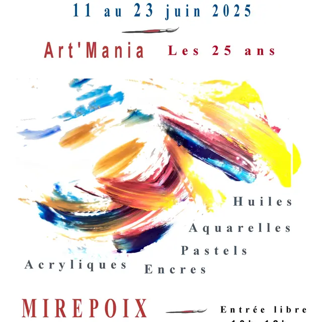 Exposition Aquarelles, huiles, encres, pastels_Mirepoix