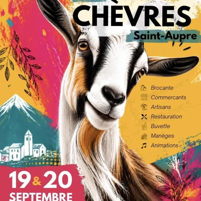 Affiche foire aux Chèvres 421ème édition
