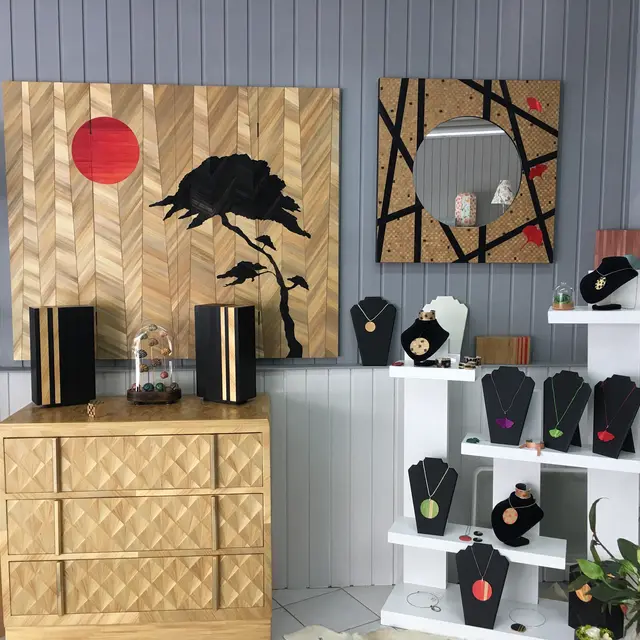 Boutique Domi marqueterie de paille